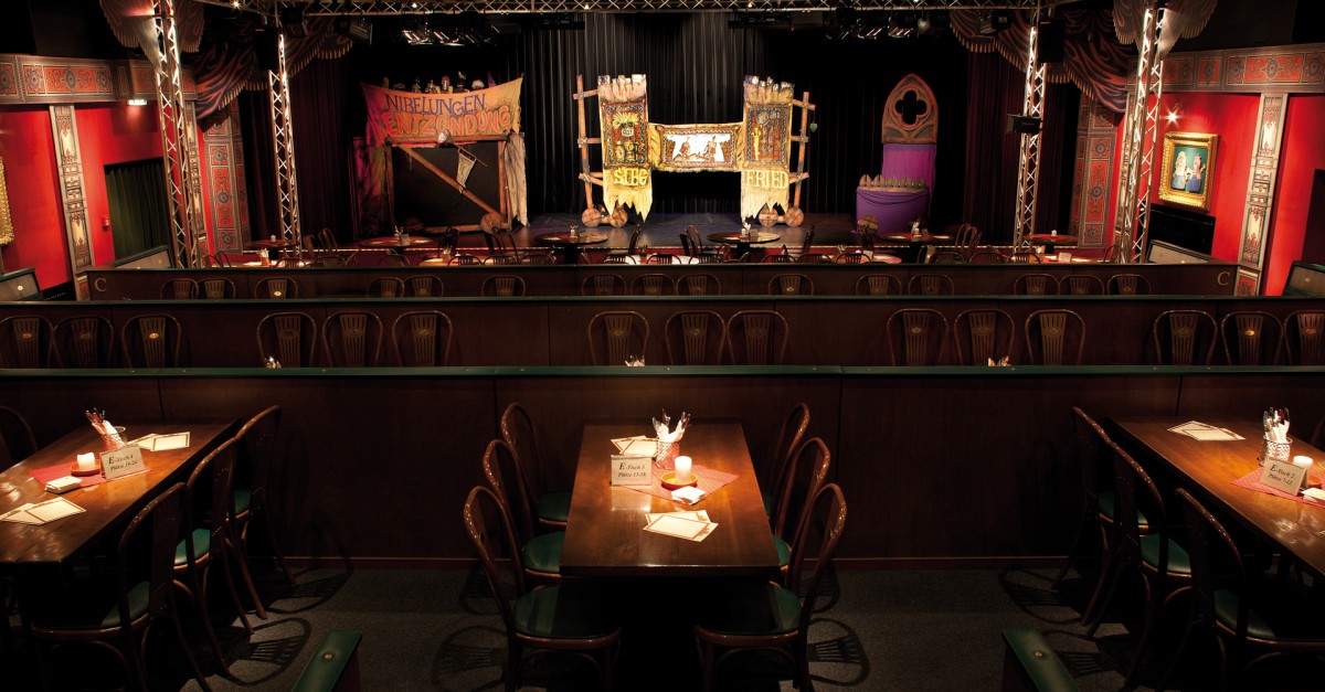 Theatersaal Essen & Trinken Comedy Hall & Kikeriki Theater Darmstadt